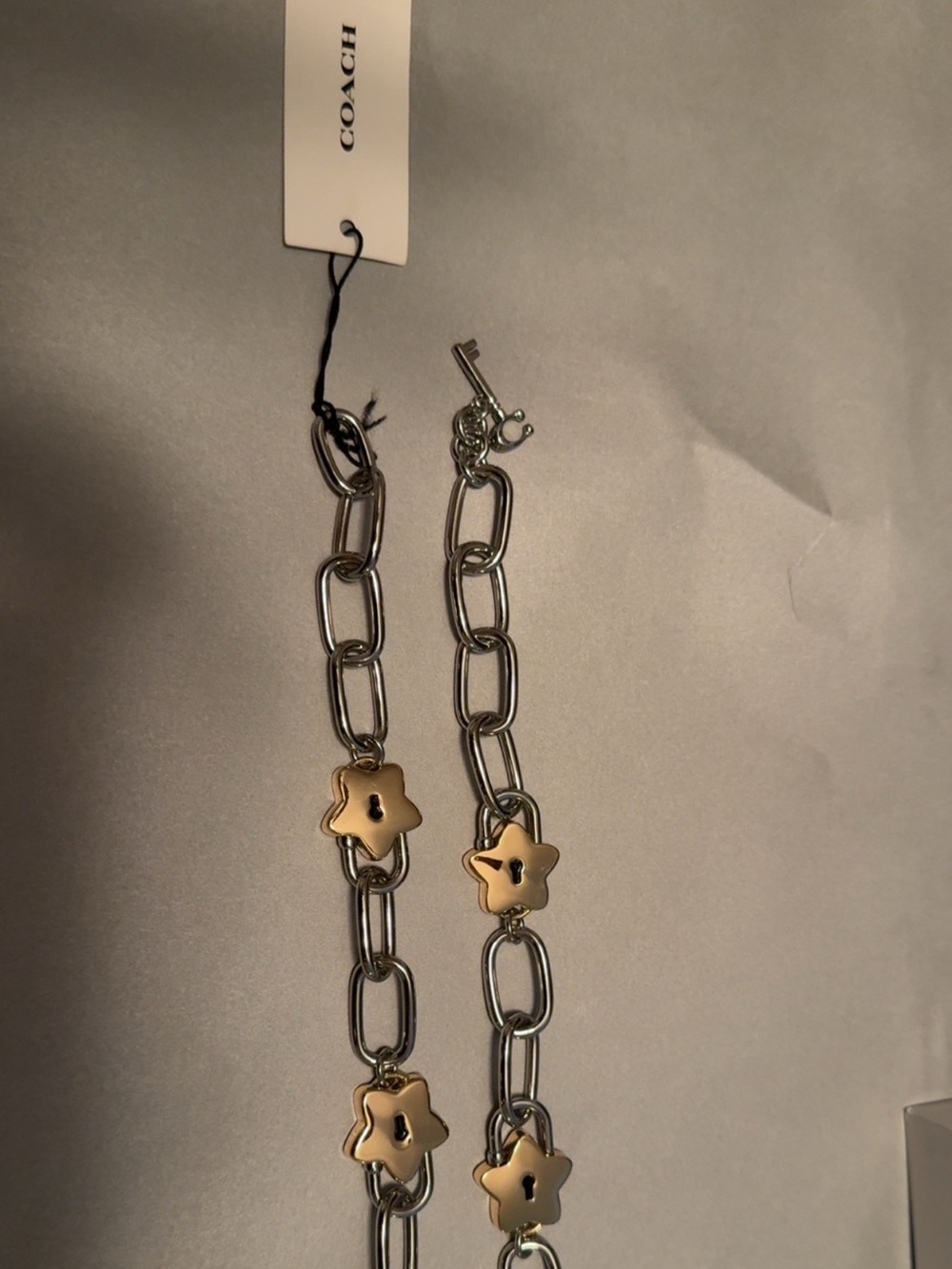 Coach Lock & Key Necklace - Picture 2 of 4